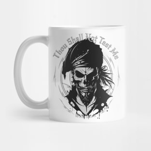 Thou Shall Not Test Me Wild Spirit Quote Motivational Inspirational Mug